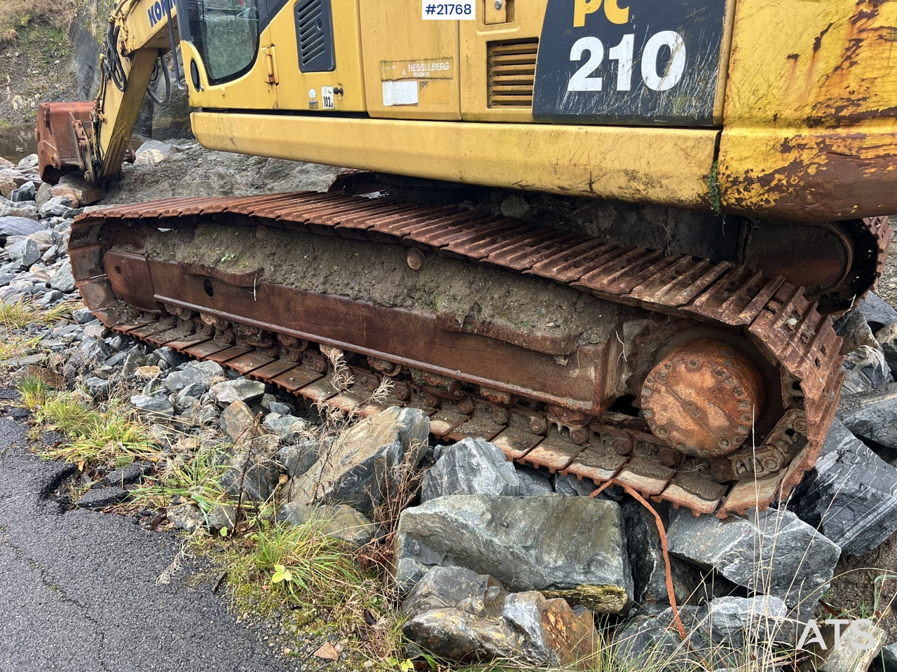 Komatsu pc210lc-8 gravemaskin m/ tannskuffe - Grävmaskin: bild 3 Komatsu pc210lc-8 gravemaskin m/ tannskuffe - Grävmaskin: bild 3