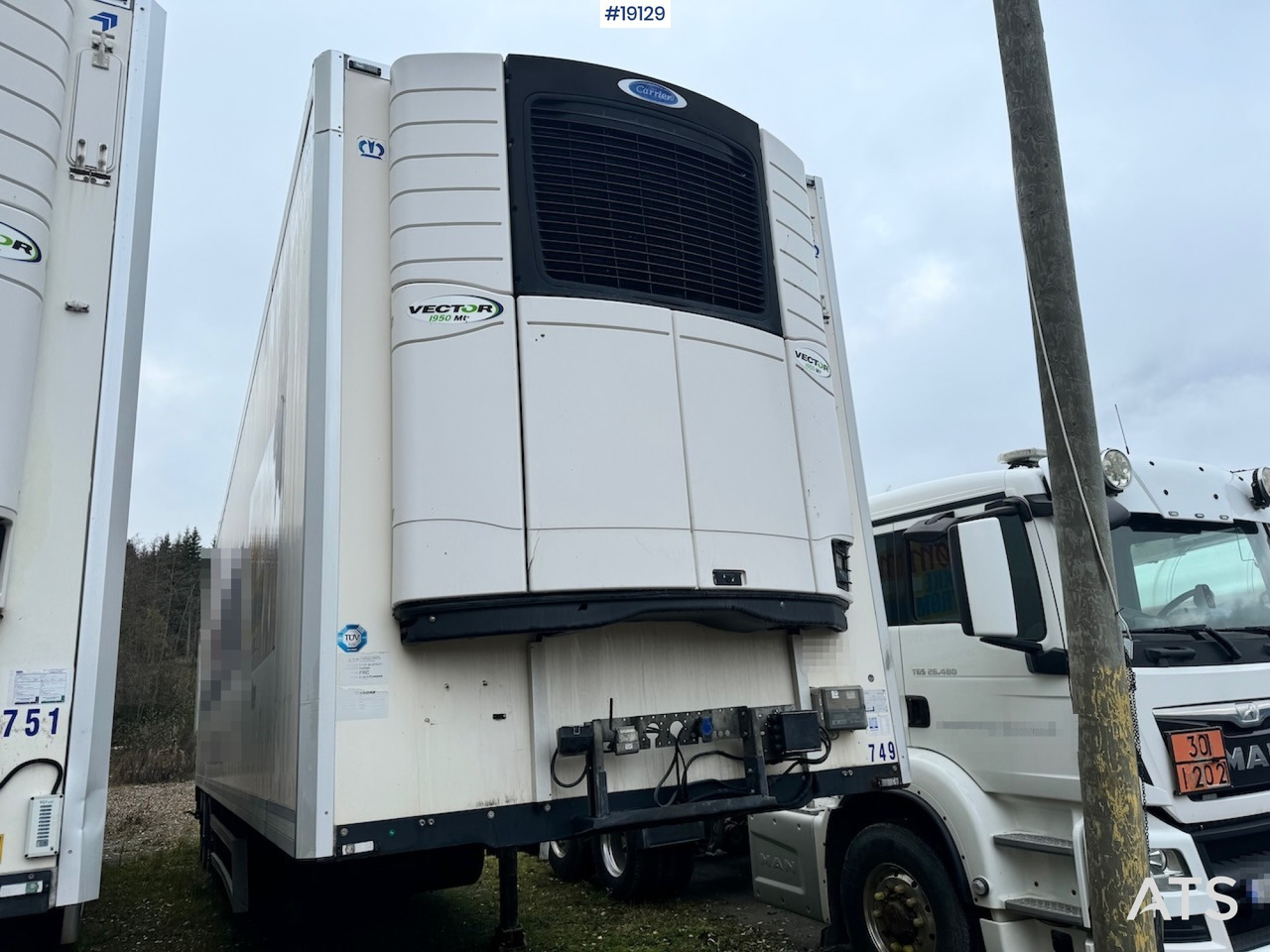 Krone thermotralle - Kyl/ Frys semitrailer: bild 1 Krone thermotralle - Kyl/ Frys semitrailer: bild 1