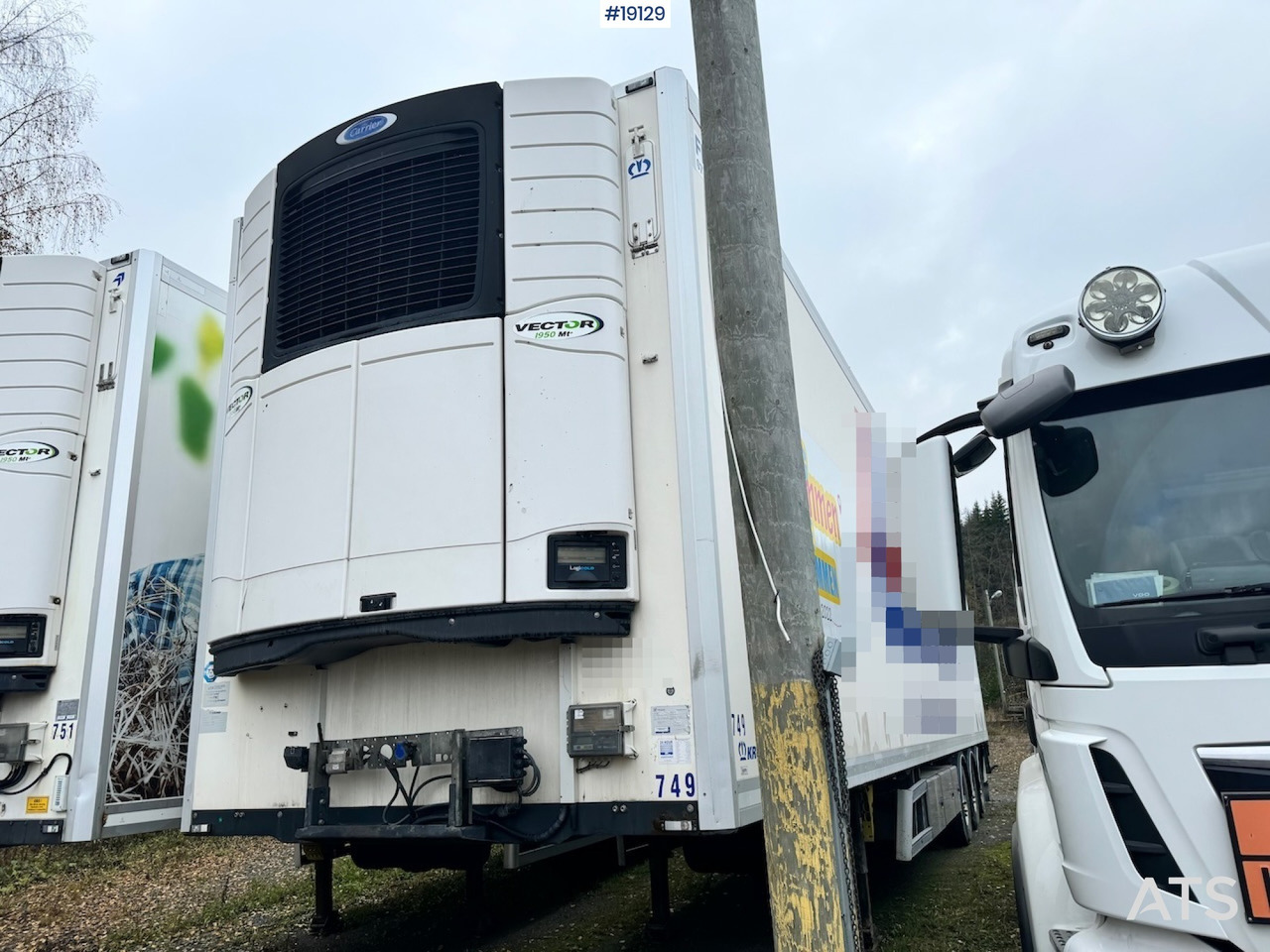 Krone thermotralle - Kyl/ Frys semitrailer: bild 5 Krone thermotralle - Kyl/ Frys semitrailer: bild 5