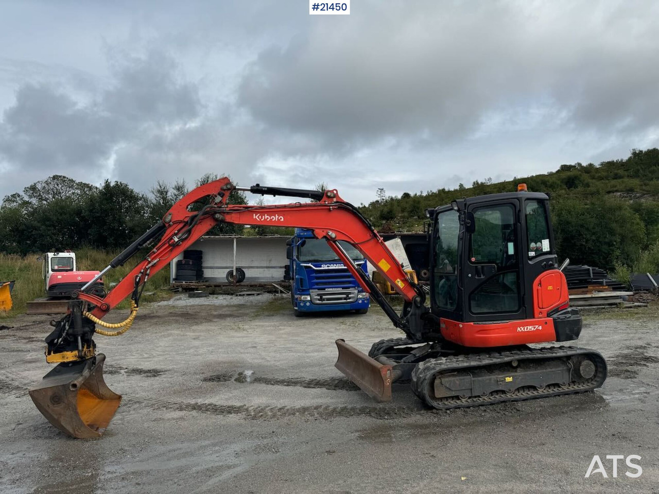 Kubota KX 057-4 - Bandgrävare: bild 2 Kubota KX 057-4 - Bandgrävare: bild 2