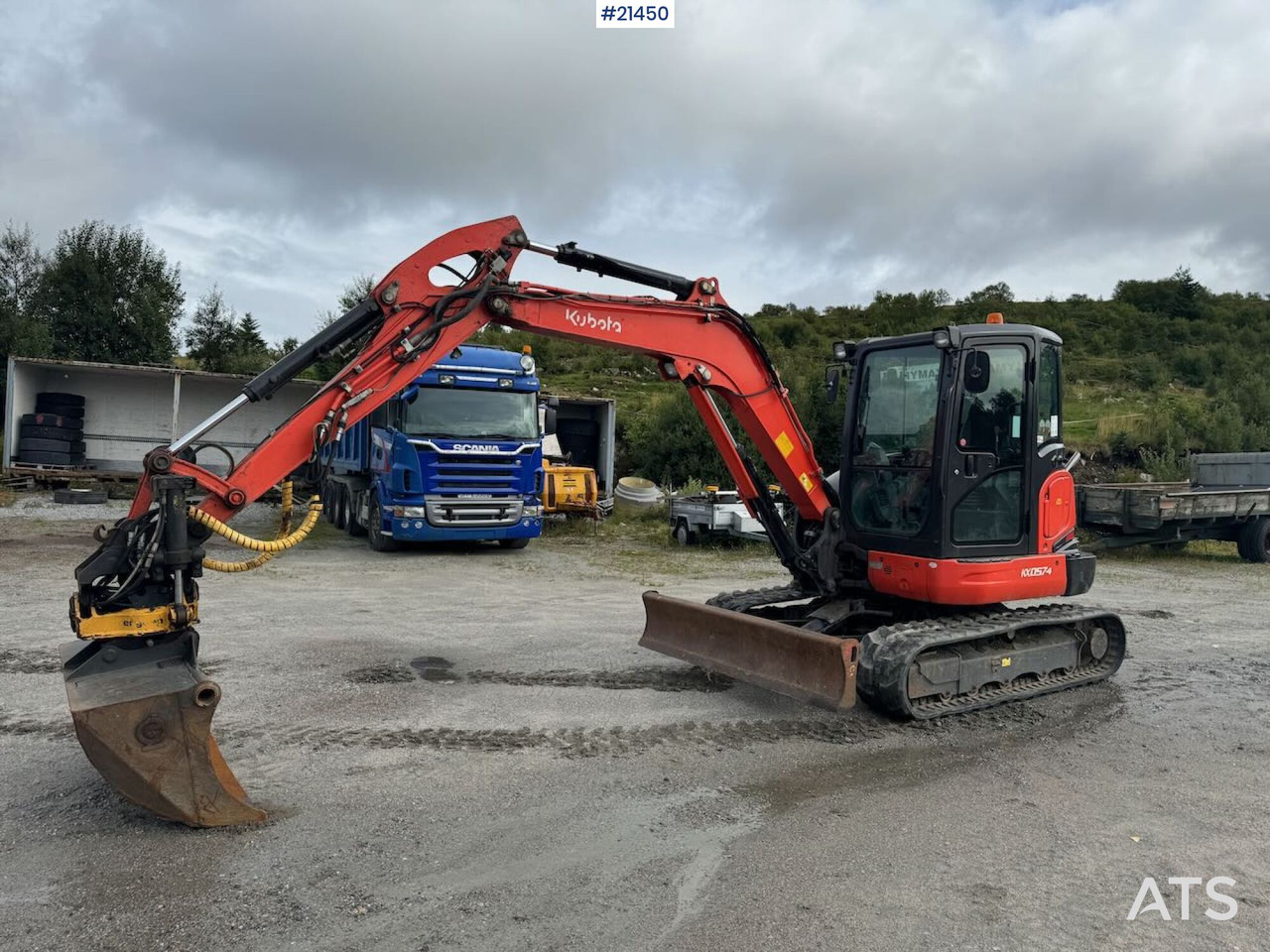 Kubota KX 057-4 - Bandgrävare: bild 1 Kubota KX 057-4 - Bandgrävare: bild 1