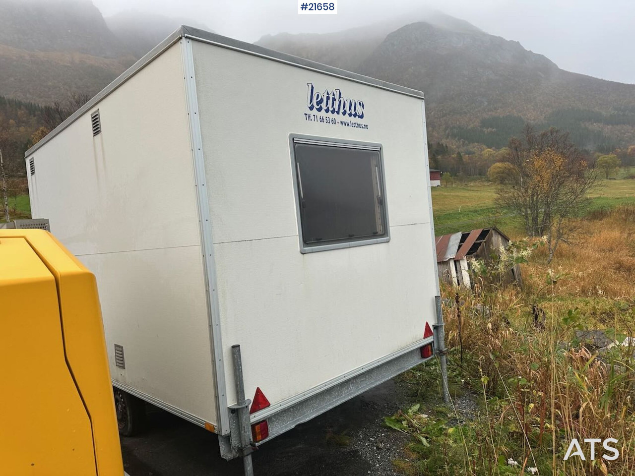 Letthus brakke - Container hus, Släp: bild 4 Letthus brakke - Container hus, Släp: bild 4