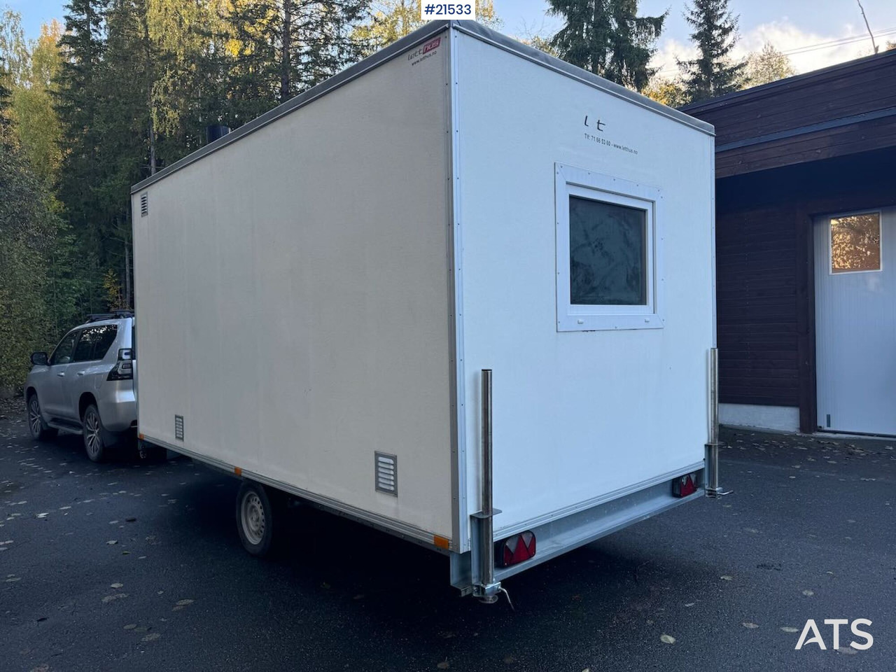 Letthus brakke - Container hus, Släp: bild 5 Letthus brakke - Container hus, Släp: bild 5