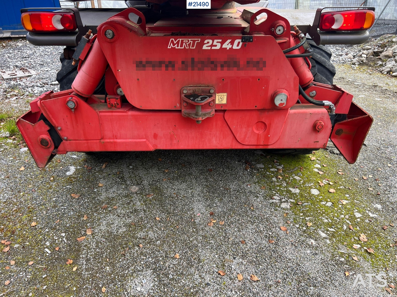 Teleskoplastar Manitou MRT2540 m/ radiostyring, mannskapskorg, 2 sett pallegafler, jibb med vinsj (1.5 tonn): bild 22