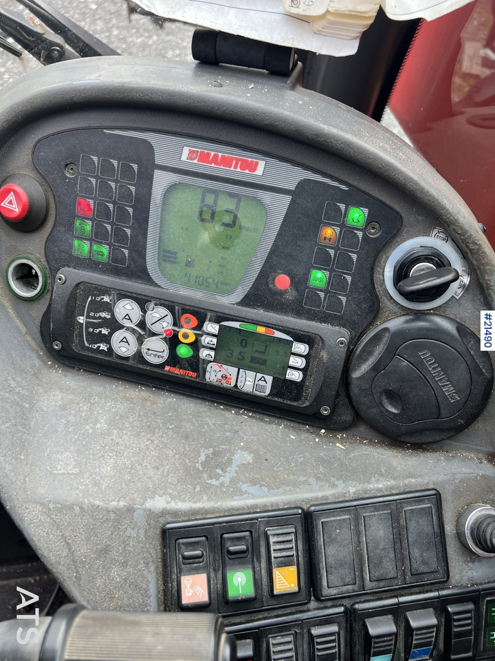 Teleskoplastar Manitou MRT2540 m/ radiostyring, mannskapskorg, 2 sett pallegafler, jibb med vinsj (1.5 tonn): bild 26