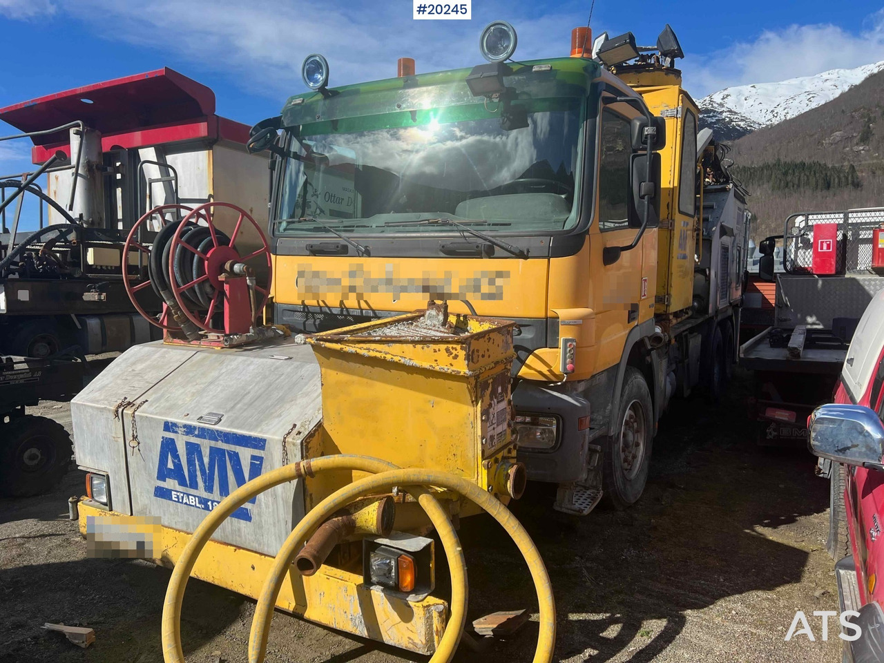 Mercedes Actros 2641 6x4 M/ 2008 AMV 7450 Betong sprøyterigg påbygg - Betongpump: bild 4 Mercedes Actros 2641 6x4 M/ 2008 AMV 7450 Betong sprøyterigg påbygg - Betongpump: bild 4