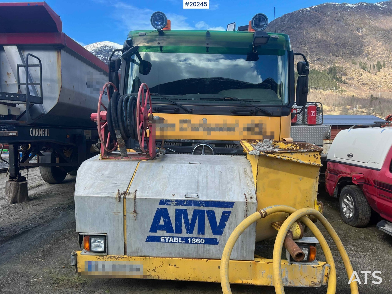 Mercedes Actros 2641 6x4 M/ 2008 AMV 7450 Betong sprøyterigg påbygg - Betongpump: bild 2 Mercedes Actros 2641 6x4 M/ 2008 AMV 7450 Betong sprøyterigg påbygg - Betongpump: bild 2