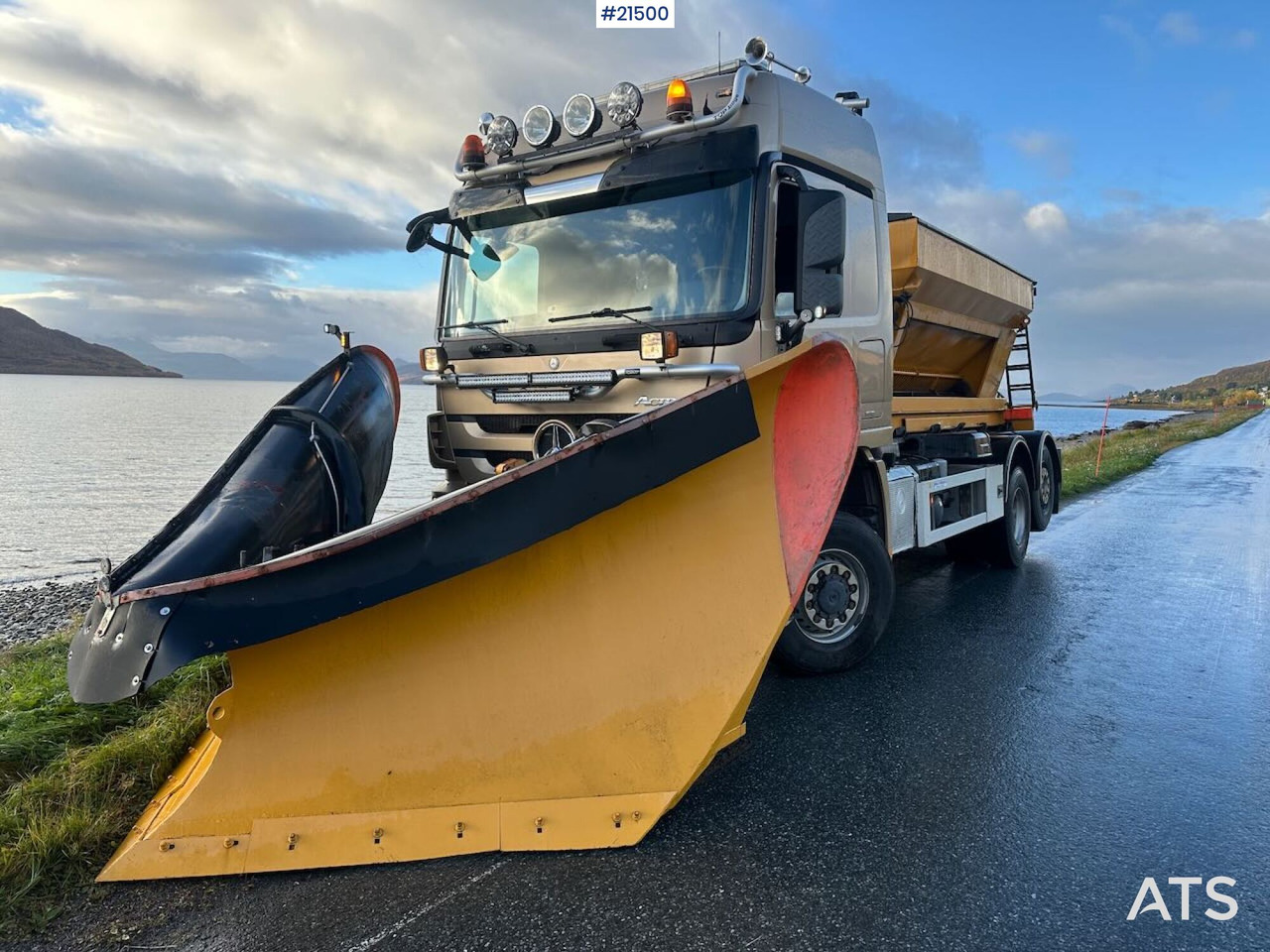 Mercedes Actros 2848 4x4+2 brøyterigget krokbil - Lastväxlare lastbil: bild 1 Mercedes Actros 2848 4x4+2 brøyterigget krokbil - Lastväxlare lastbil: bild 1