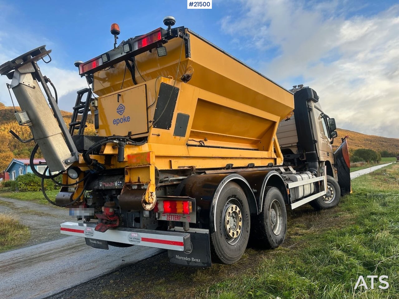 Mercedes Actros 2848 4x4+2 brøyterigget krokbil - Lastväxlare lastbil: bild 5 Mercedes Actros 2848 4x4+2 brøyterigget krokbil - Lastväxlare lastbil: bild 5