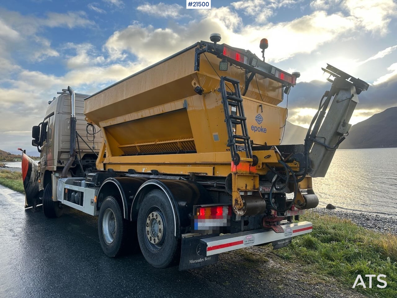 Mercedes Actros 2848 4x4+2 brøyterigget krokbil - Lastväxlare lastbil: bild 3 Mercedes Actros 2848 4x4+2 brøyterigget krokbil - Lastväxlare lastbil: bild 3