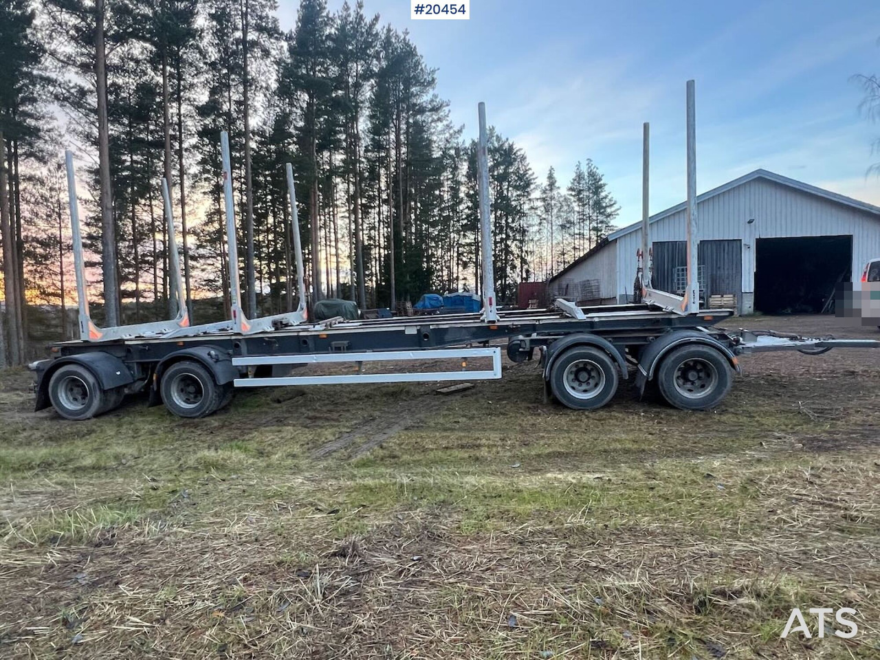 Mjølby Mjøby Tømmerhenger - Timmersläp: bild 2 Mjølby Mjøby Tømmerhenger - Timmersläp: bild 2