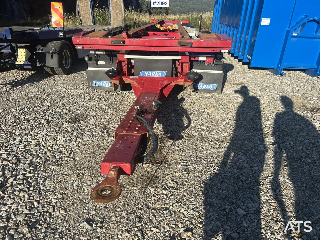 Narko 4 akslet container henger - Chassi trailer: bild 3 Narko 4 akslet container henger - Chassi trailer: bild 3