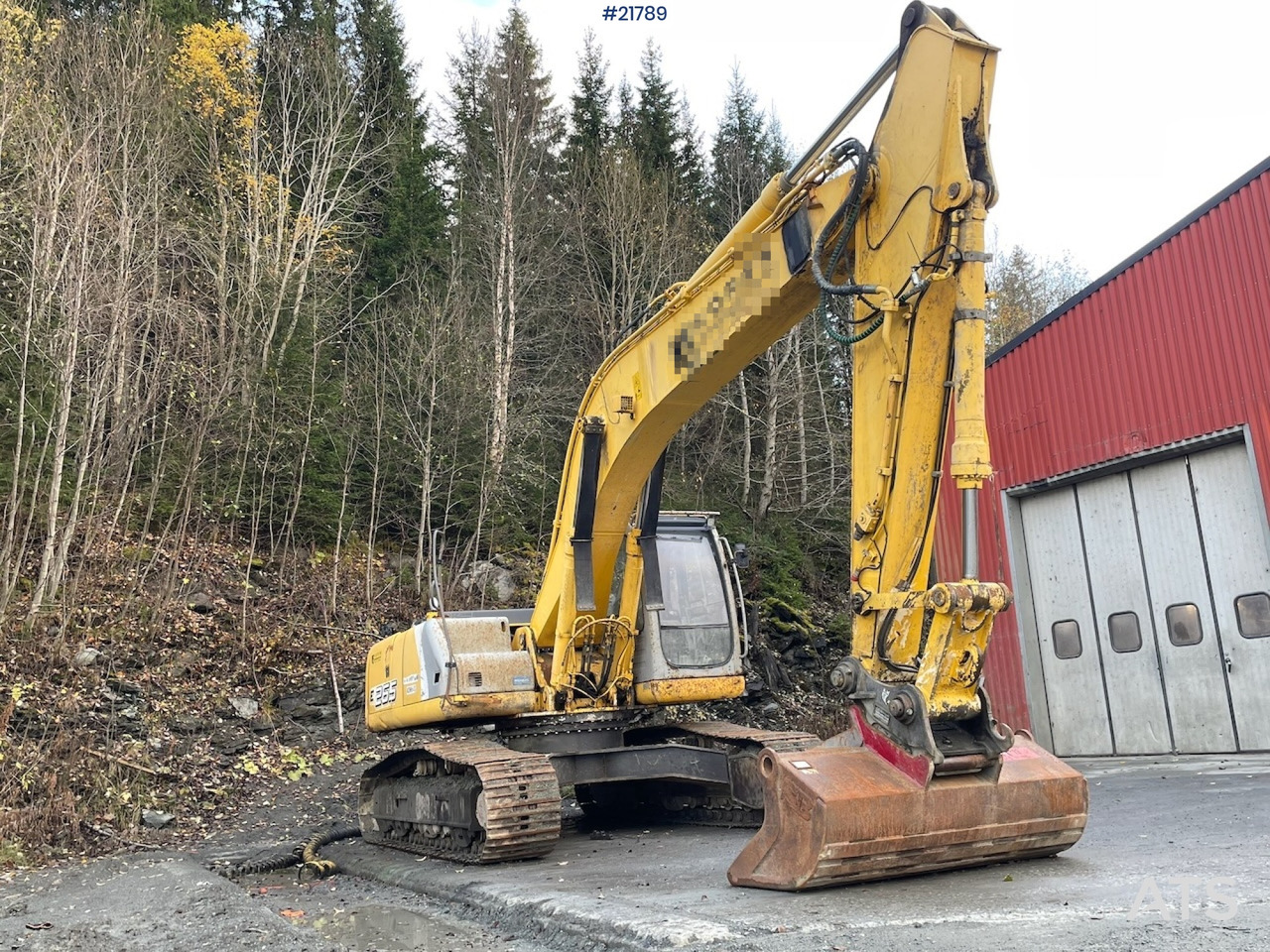 New Holland E265 med graveskuffe - Bandgrävare: bild 1 New Holland E265 med graveskuffe - Bandgrävare: bild 1