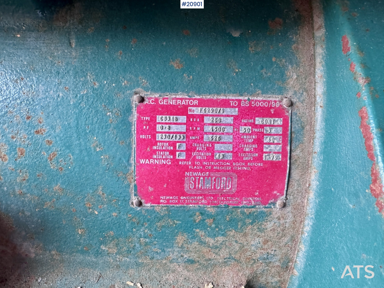 Elgenerator Newage Stamford Generator: bild 12 Elgenerator Newage Stamford Generator: bild 12