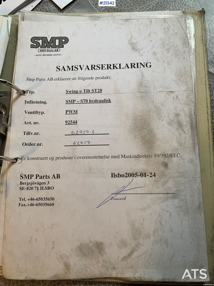 SMP S70 Rotortilt - Tiltrotator: bild 3 SMP S70 Rotortilt - Tiltrotator: bild 3