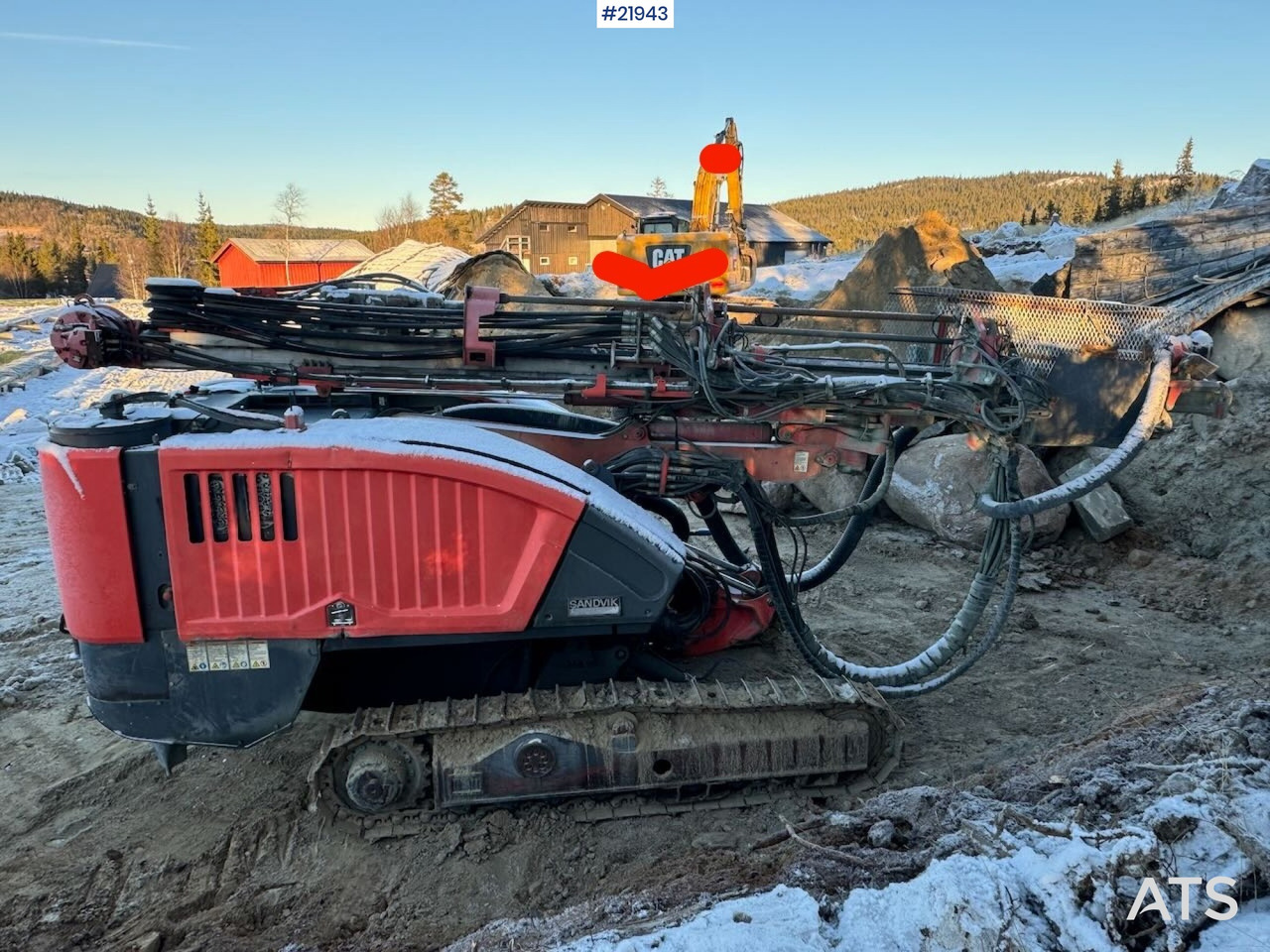 Sandvik Dino DC400RI Borerigg. Overhalt motor og hammer SE VIDEO - Borrmaskin: bild 1 Sandvik Dino DC400RI Borerigg. Overhalt motor og hammer SE VIDEO - Borrmaskin: bild 1