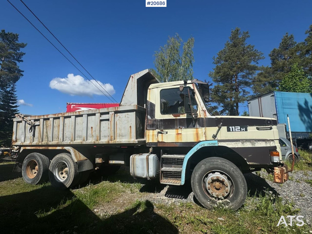 Scania 112H - Tippbil lastbil: bild 2 Scania 112H - Tippbil lastbil: bild 2