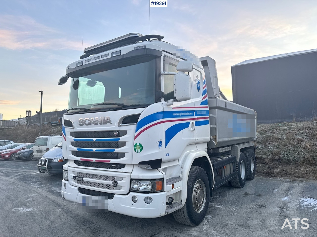 Scania R580 - Tippbil lastbil: bild 1 Scania R580 - Tippbil lastbil: bild 1