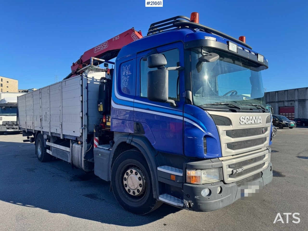 Kranbil Scania Scania P320 4x2 Kranbil m/ 16,5 t/m Fassi kran og Løftelem.: bild 11