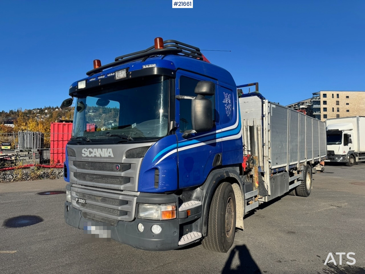 Kranbil Scania Scania P320 4x2 Kranbil m/ 16,5 t/m Fassi kran og Løftelem.: bild 13