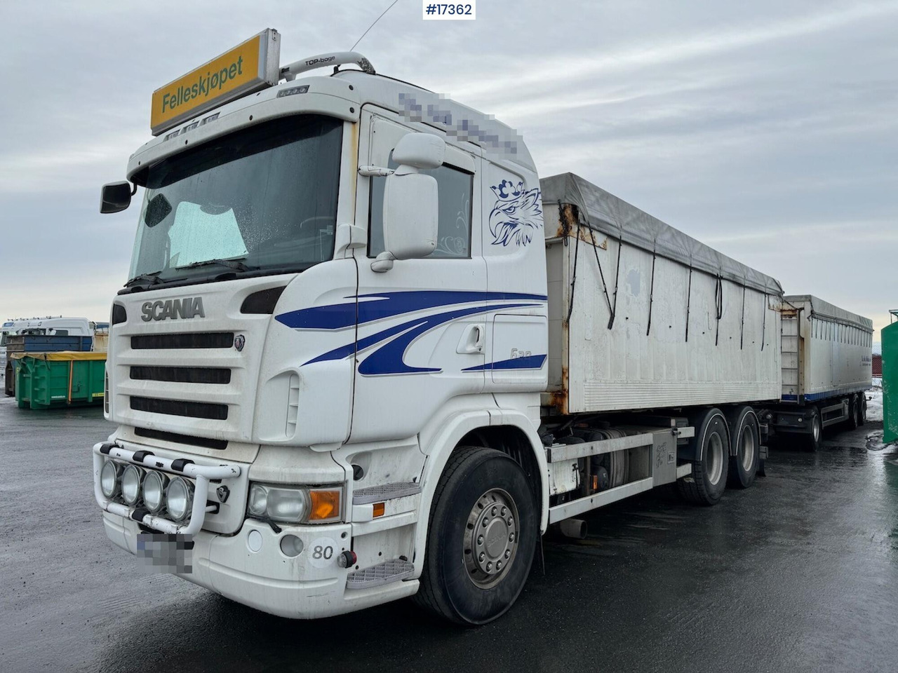 Scania Scania R620 kornbil m/ Hengsrød påbygg - Lastbil med skåp: bild 1 Scania Scania R620 kornbil m/ Hengsrød påbygg - Lastbil med skåp: bild 1