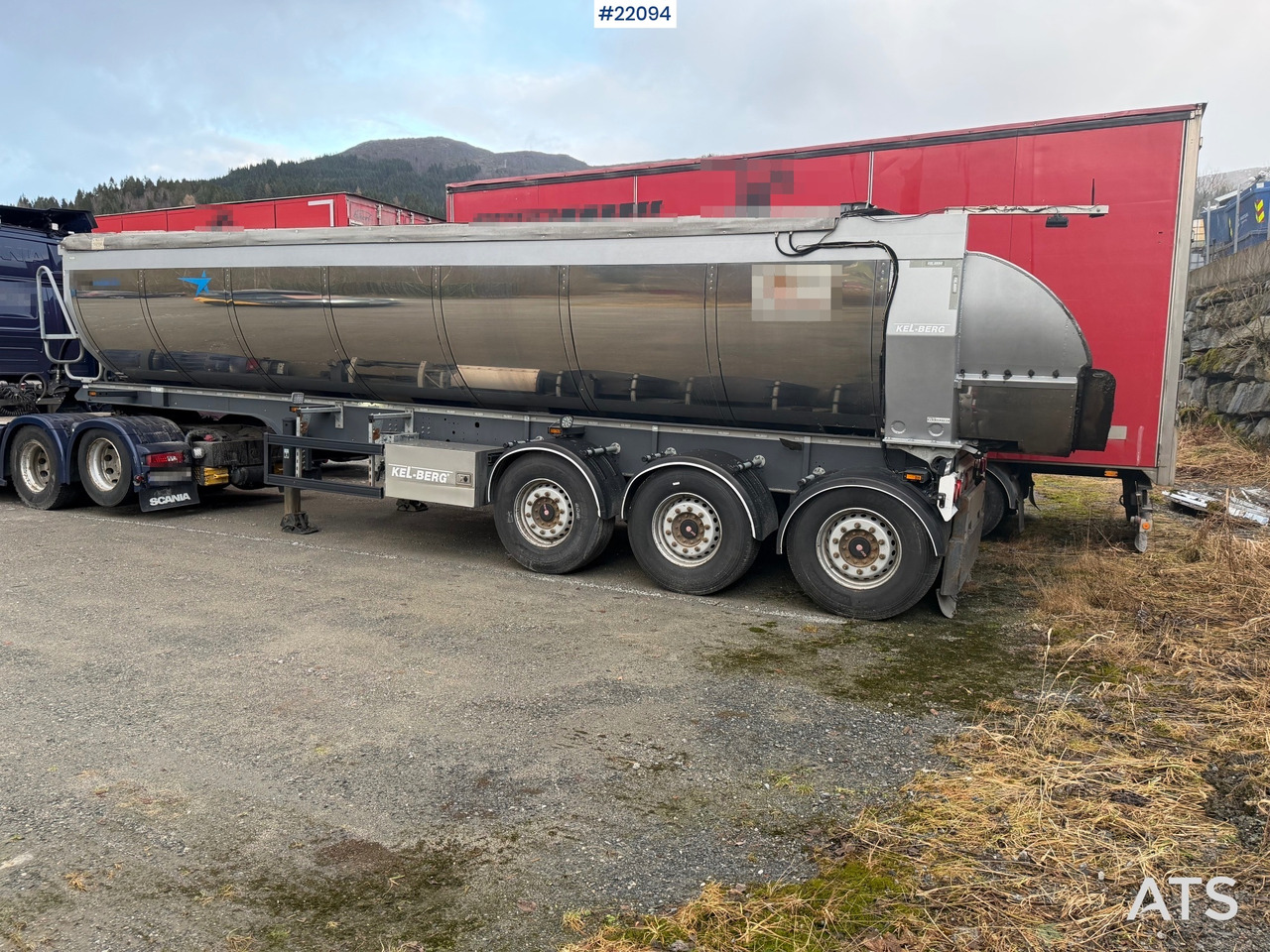 Kel-berg 3 akslet Asfaltsemi m/ luftkapell og fjernkontroll - Släp: bild 5 Kel-berg 3 akslet Asfaltsemi m/ luftkapell og fjernkontroll - Släp: bild 5