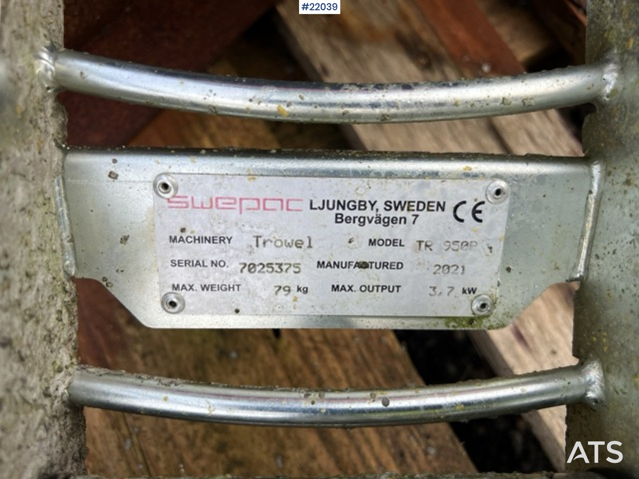 Glättare Swepac TR 950R: bild 15