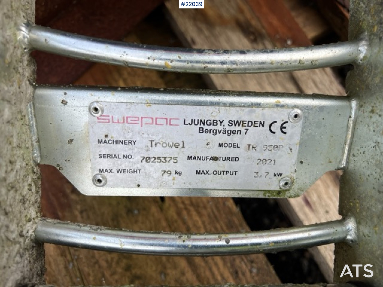 Glättare Swepac TR 950R: bild 16