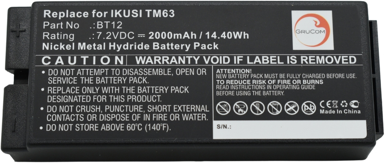 Compatible battery Ikusi BT12 - Batteri för Lastbilskran: bild 4 Compatible battery Ikusi BT12 - Batteri för Lastbilskran: bild 4