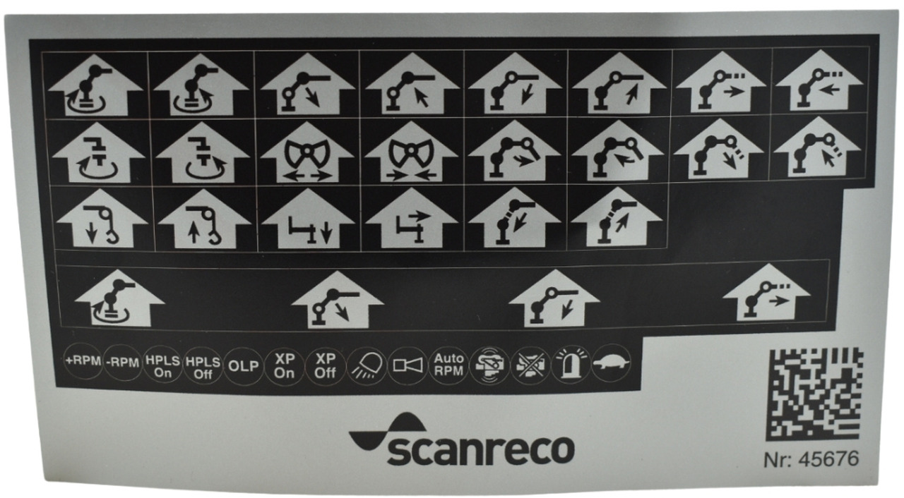PEGATINA MANDOS SCANRECO PSCAN-RM6 - Elektriskt system för Lastbilskran: bild 2 PEGATINA MANDOS SCANRECO PSCAN-RM6 - Elektriskt system för Lastbilskran: bild 2
