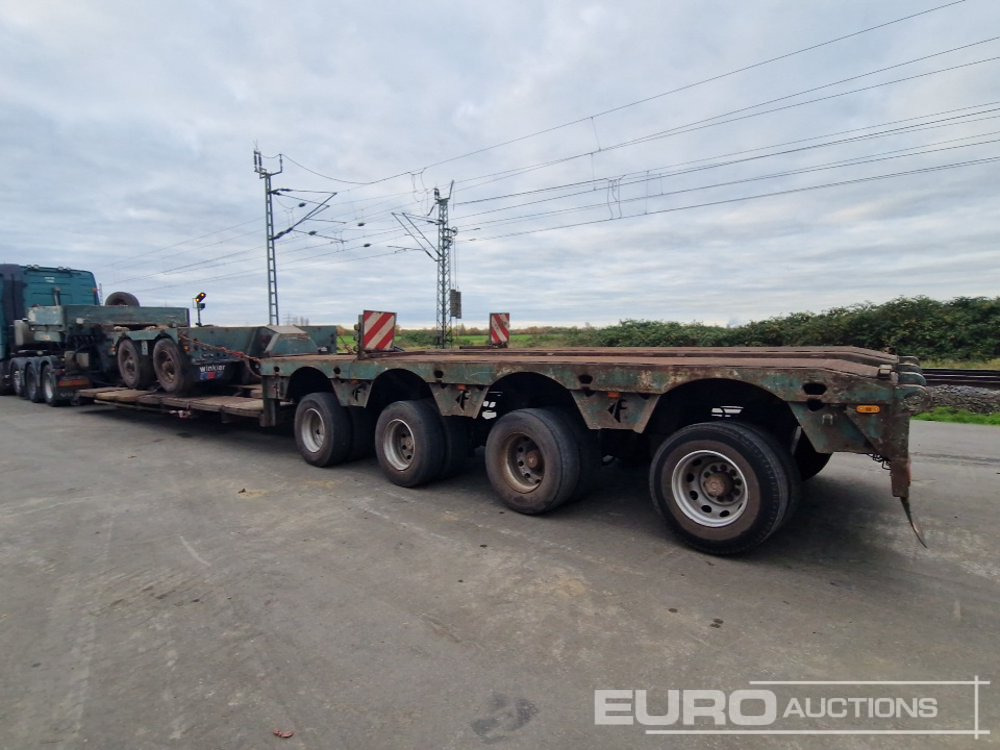 2002 Faymonville 4 Axle Low Loader Trailer, Twin Axle Extension (German Reg. Docs. Available) - Låg lastare semitrailer: bild 2 2002 Faymonville 4 Axle Low Loader Trailer, Twin Axle Extension (German Reg. Docs. Available) - Låg lastare semitrailer: bild 2