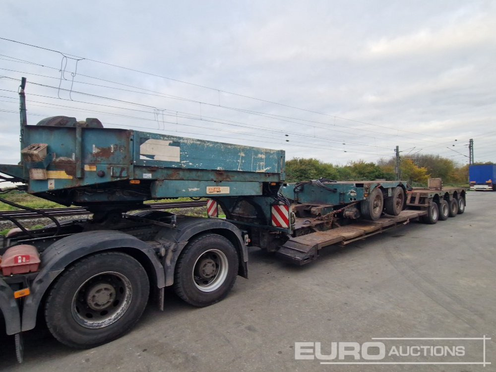 2002 Faymonville 4 Axle Low Loader Trailer, Twin Axle Extension (German Reg. Docs. Available) - Låg lastare semitrailer: bild 1 2002 Faymonville 4 Axle Low Loader Trailer, Twin Axle Extension (German Reg. Docs. Available) - Låg lastare semitrailer: bild 1