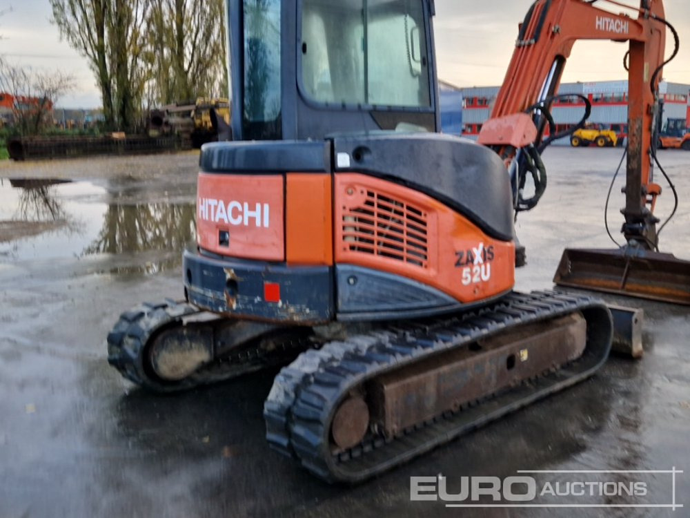 2010 Hitachi ZX52U-3 CLR - Minigrävmaskin: bild 5 2010 Hitachi ZX52U-3 CLR - Minigrävmaskin: bild 5