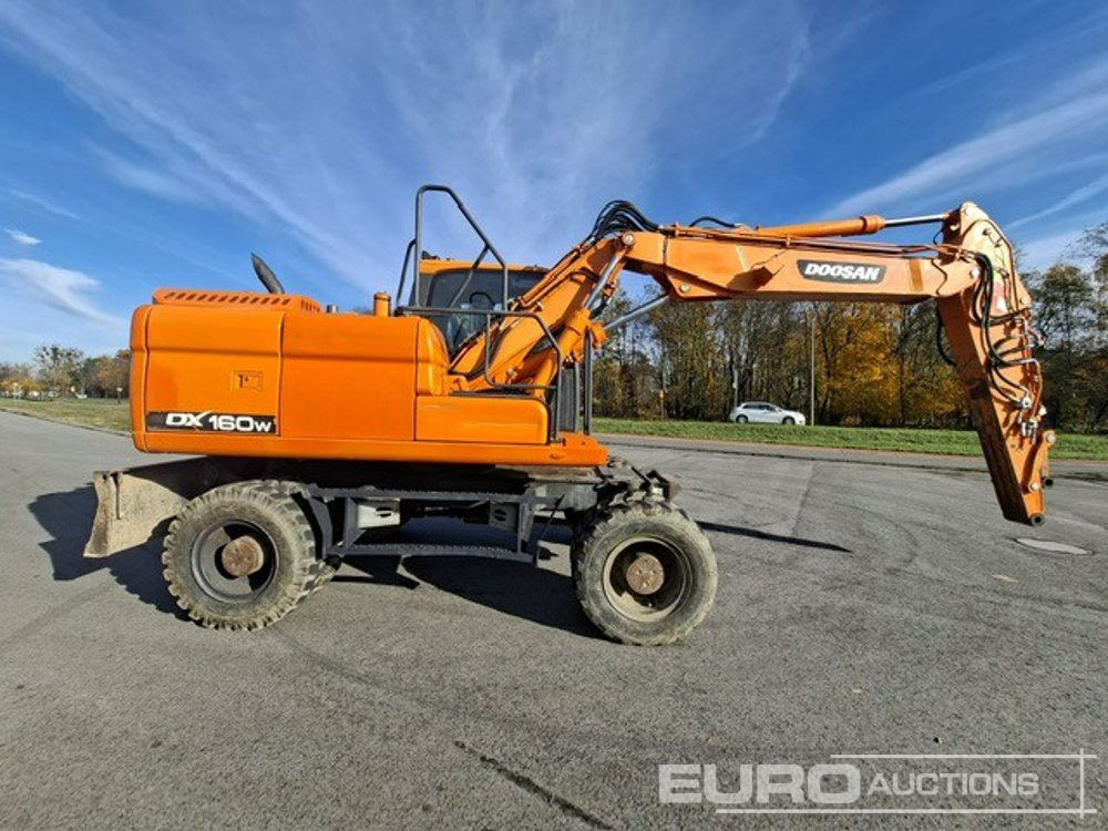 2013 Doosan DX160W-3 - Grävmaskin på däck: bild 5 2013 Doosan DX160W-3 - Grävmaskin på däck: bild 5