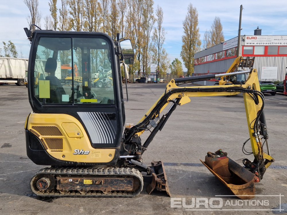 2016 Yanmar SV18 - Minigrävmaskin: bild 5 2016 Yanmar SV18 - Minigrävmaskin: bild 5