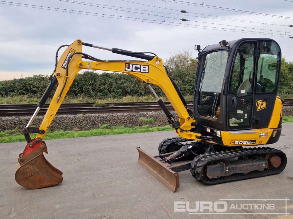 2017 JCB 8026 - Minigrävmaskin: bild 1 2017 JCB 8026 - Minigrävmaskin: bild 1
