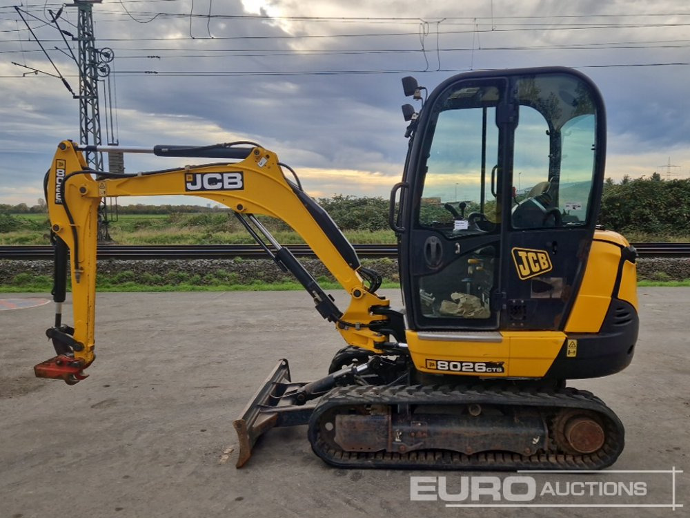 2018 JCB 8026 CTS - Minigrävmaskin: bild 2 2018 JCB 8026 CTS - Minigrävmaskin: bild 2