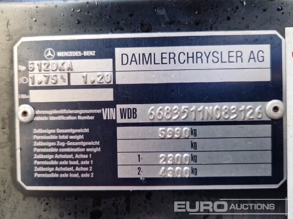 Billift Mercedes 612D: bild 41