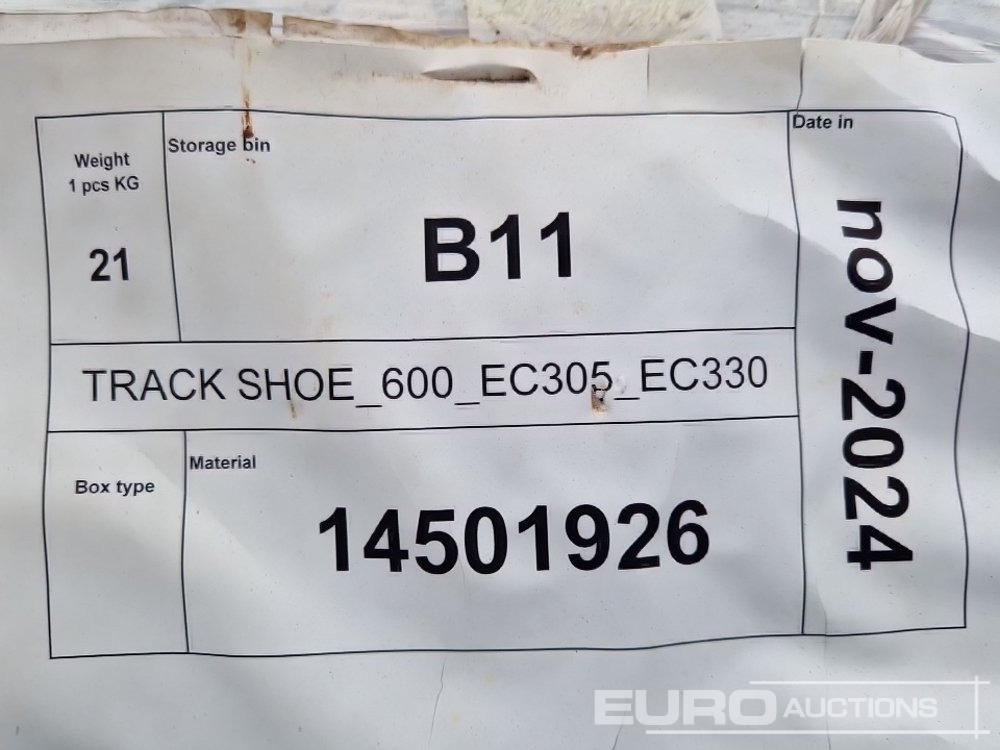 Reservdelar för Grävmaskin Track Plates to suit Volvo: bild 9