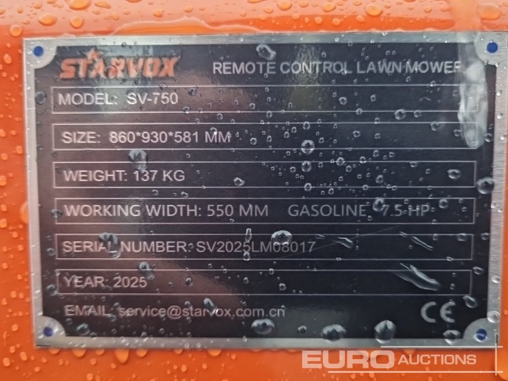 Gräsklippare Unused 2025 STARVOX SV-750: bild 11