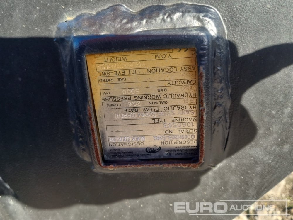 Redskapsfäste Unused Geith Hydraulic QH 65mm Pin to suit 13 Ton Excavator: bild 19