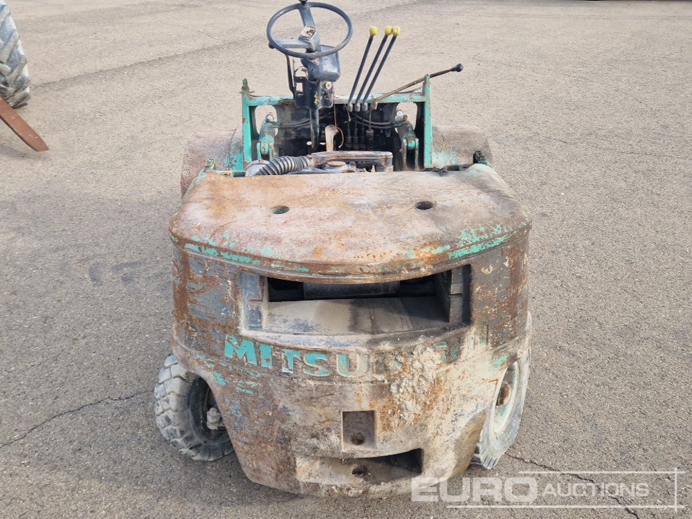 Mitsibishi Forklift, 2 Stage Free Mast Lift, Forks (Incomplete) - Motviktstruck: bild 5 Mitsibishi Forklift, 2 Stage Free Mast Lift, Forks (Incomplete) - Motviktstruck: bild 5