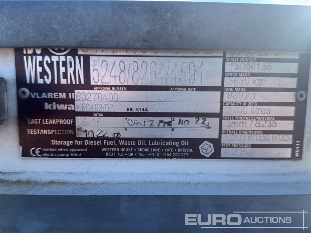 Western 3000 Litre - Lagringstank: bild 5 Western 3000 Litre - Lagringstank: bild 5