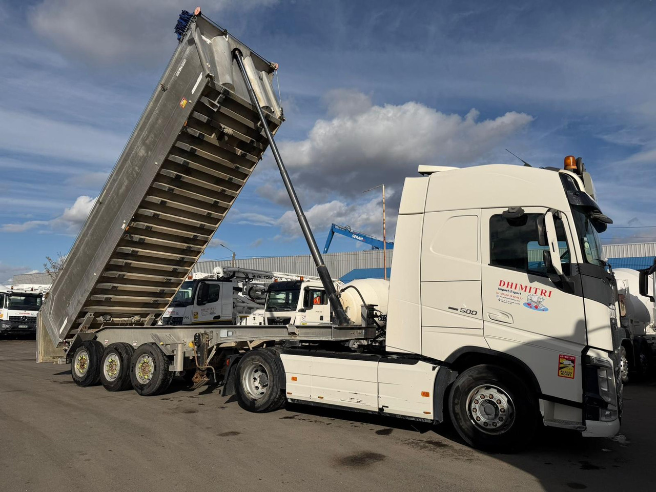 Ensemble tracteur + semi benne arrière DL-666-MB - Dragbil, Tippbil semitrailer: bild 4 Ensemble tracteur + semi benne arrière DL-666-MB - Dragbil, Tippbil semitrailer: bild 4