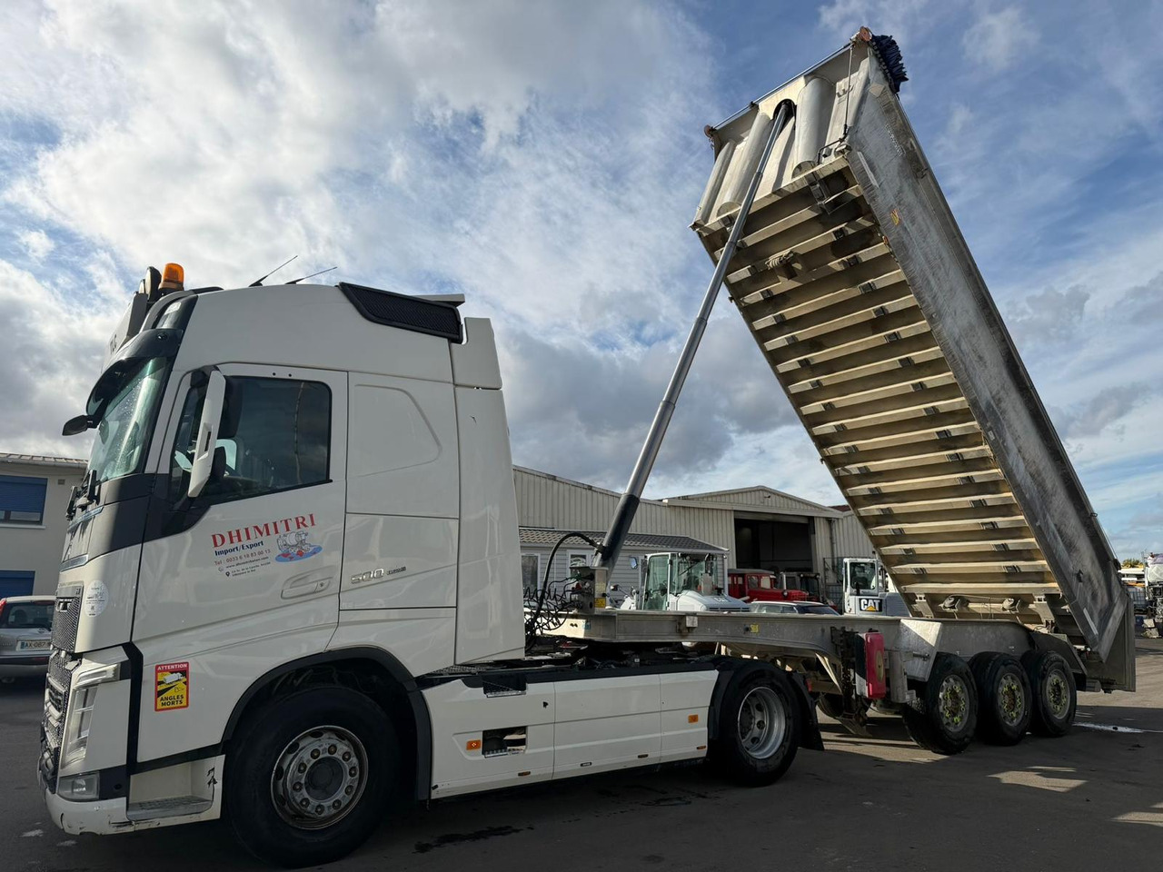 Ensemble tracteur + semi benne arrière DL-666-MB - Dragbil, Tippbil semitrailer: bild 5 Ensemble tracteur + semi benne arrière DL-666-MB - Dragbil, Tippbil semitrailer: bild 5