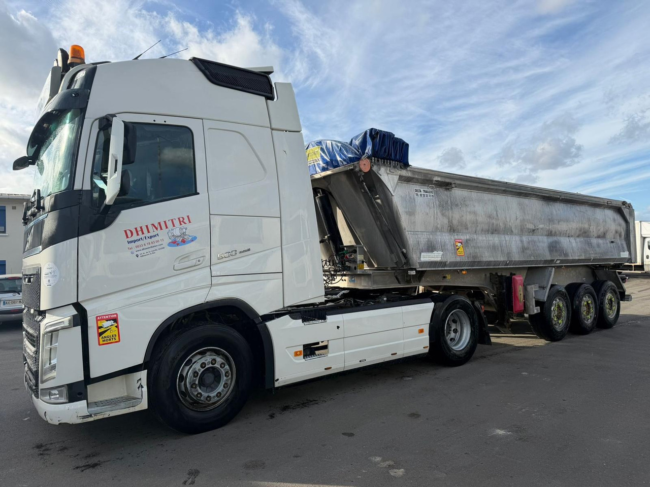 Ensemble tracteur + semi benne arrière DL-666-MB - Dragbil, Tippbil semitrailer: bild 2 Ensemble tracteur + semi benne arrière DL-666-MB - Dragbil, Tippbil semitrailer: bild 2