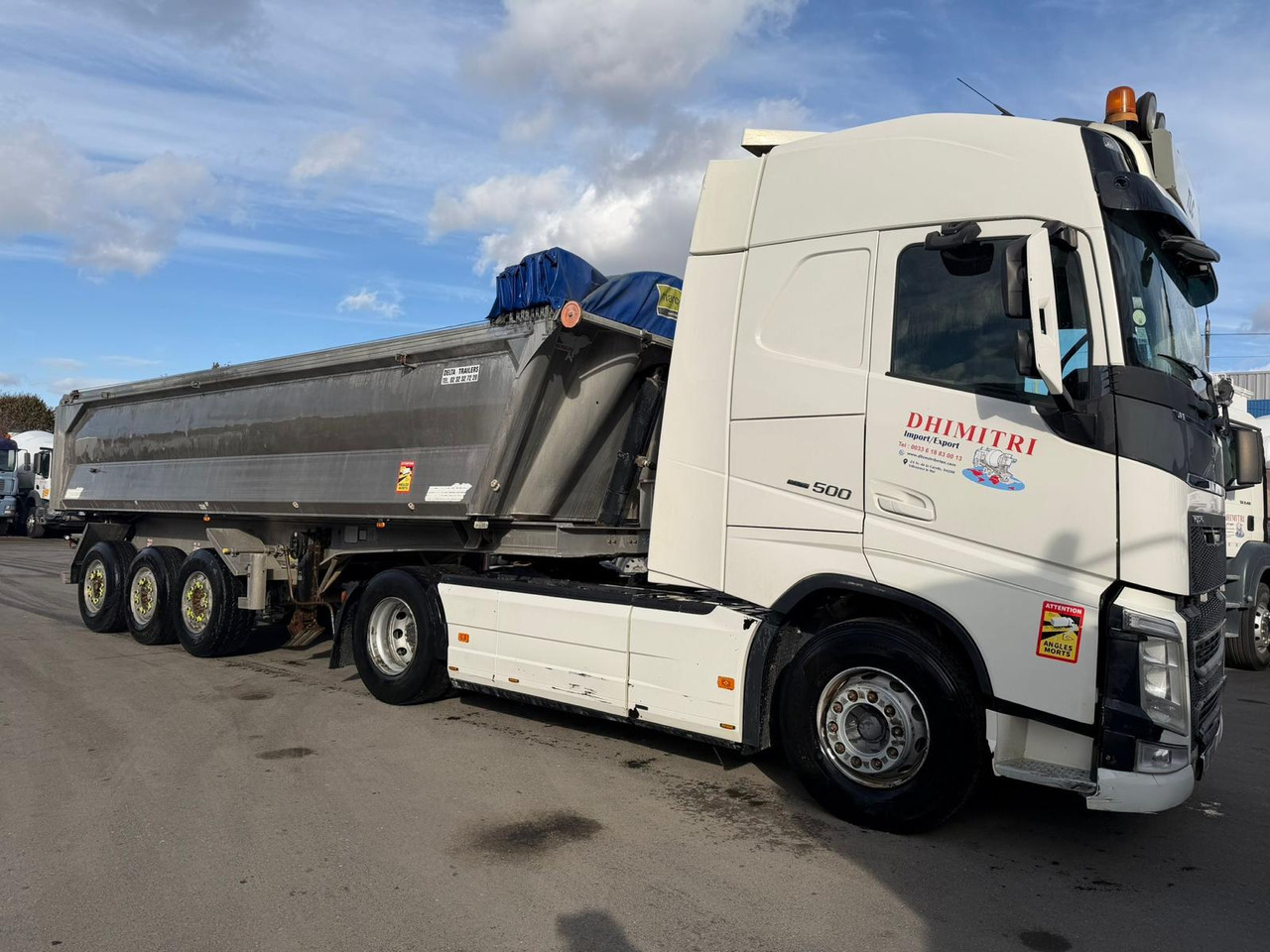 Ensemble tracteur + semi benne arrière DL-666-MB - Dragbil, Tippbil semitrailer: bild 3 Ensemble tracteur + semi benne arrière DL-666-MB - Dragbil, Tippbil semitrailer: bild 3