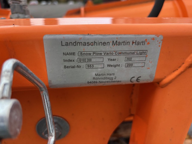 Branson Vario Schneepflug 2000 - Snöplog: bild 2 Branson Vario Schneepflug 2000 - Snöplog: bild 2