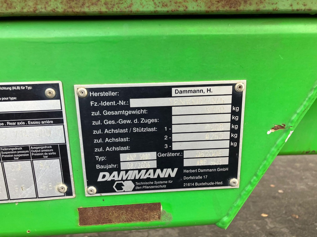 Dammann Profi- Class 5000 Liter Typ AN - Spruta: bild 2 Dammann Profi- Class 5000 Liter Typ AN - Spruta: bild 2