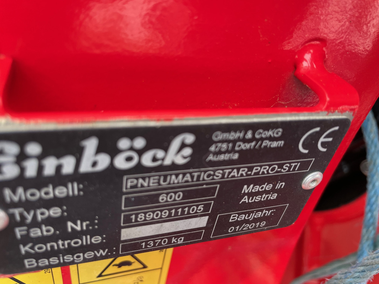 Einböck Pneumaticstar Pro 600 STI - Maskin för sådd: bild 2 Einböck Pneumaticstar Pro 600 STI - Maskin för sådd: bild 2